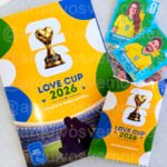 Arquivo Digital Álbum Love Cup 2026 - Figurinhas da Copa - Dia dos Namorados