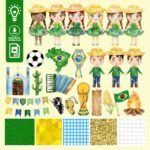 Kit Ilustrações Arraial da Copa - Arquivo Digital