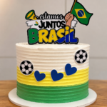 Arquivo de Corte Topo de Bolo Estamos Juntos Brasil