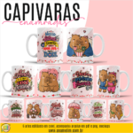 Arquivo Digital Canecas Capivaras Enamoradas - Dia dos Namorados