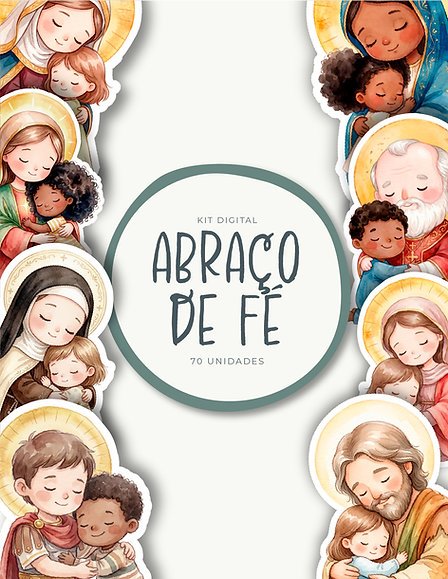 13 - Kit digital - Abraço de fé Kit Digital Abraço de Fé - Imagem 1