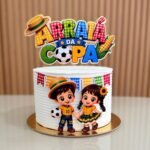 Topo de Bolo Arraia da Copa - Arquivo Digital