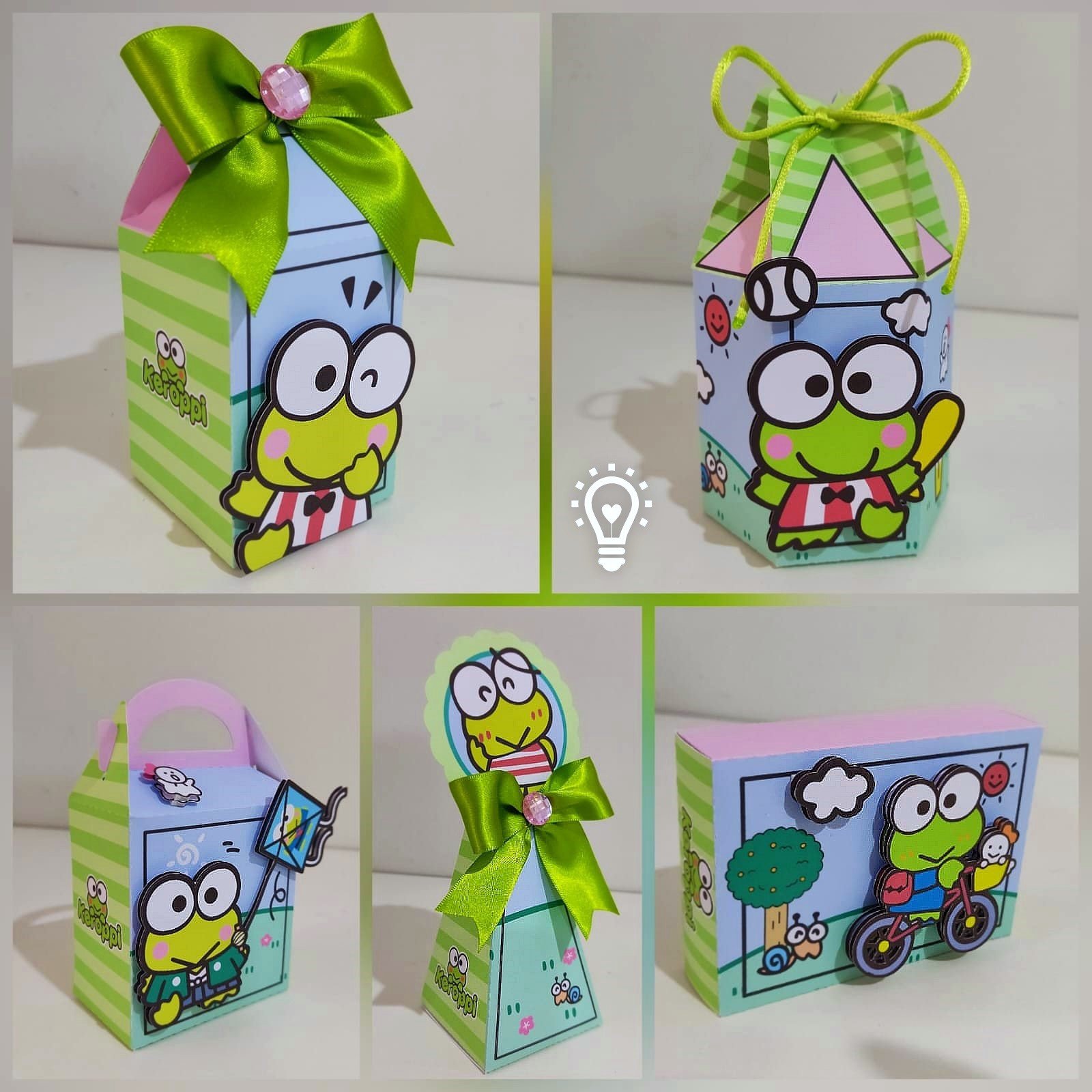 188 – KEROPPI 01 – Criar BV Arquivo de Corte Kit Festa Keroppi - Imagem 1
