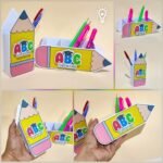 Arquivo de Corte Centro de Mesa ABC Lápis