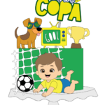 Arquivo de Corte Topo de Bolo Primeira Copa Baby