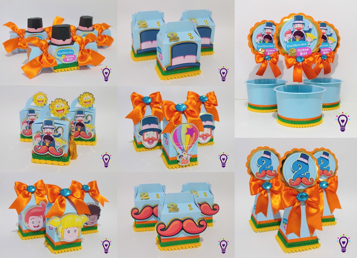 7 - BITA 3 - Criar BV Arquivo de Corte Kit Festa Mundo Bita - Imagem 1