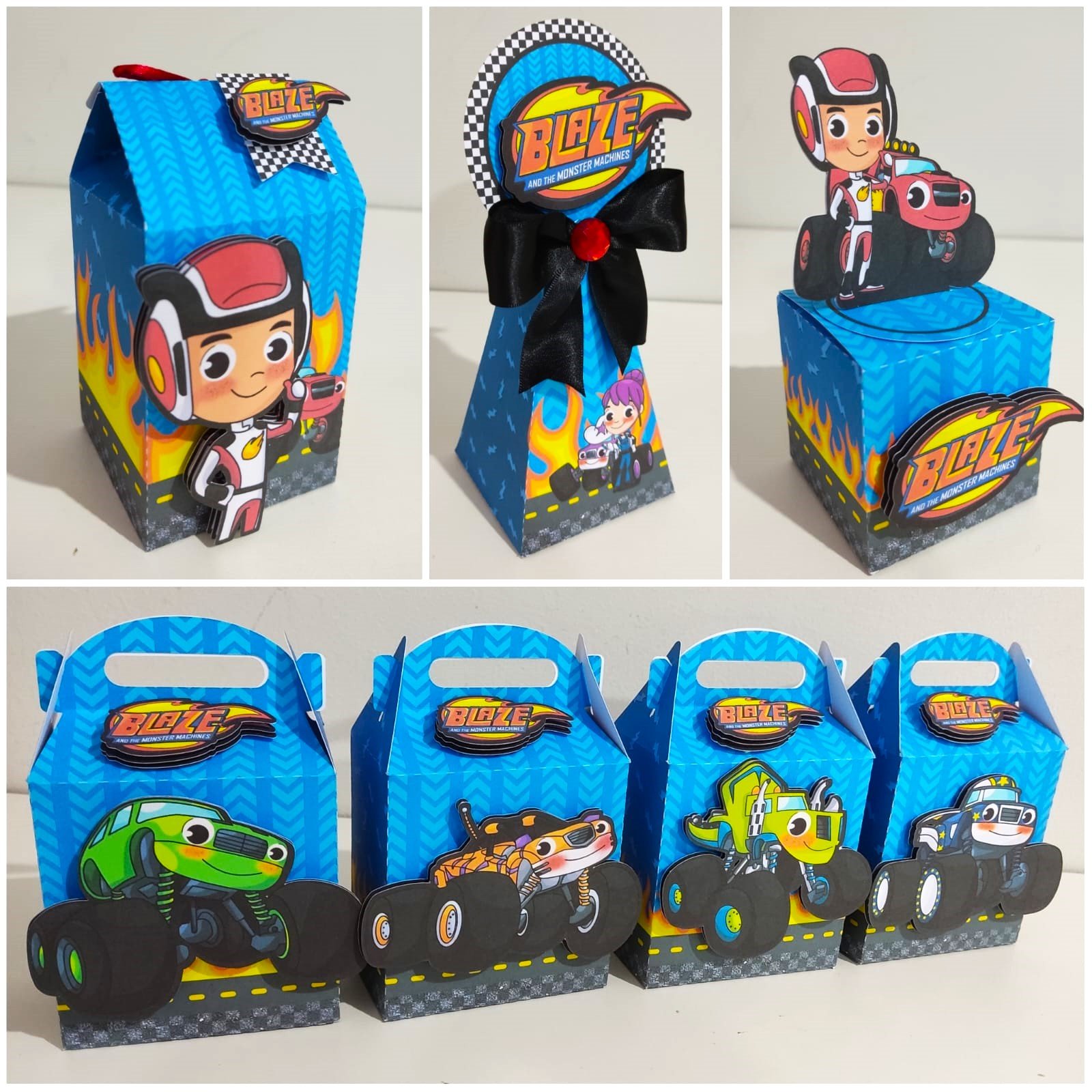 8 - BLAZE MONSTER MACHINE 01 - Criar BV Arquivo de Corte Kit Festa Blaze Monster - Imagem 1