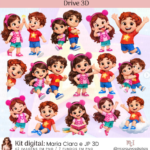 Kit Digital Maria Clara e JP 3D