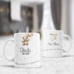 Arquivo Digital Caneca Convite Ursinhos Dinda e Dindo - Imagem 8