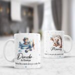 Arquivo Digital Caneca Convite Ursinhos Dinda e Dindo - Imagem 2