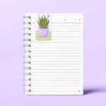 Arquivos Digital Caderno A5 Vida Leve - Rosa e Lilás - Imagem 26