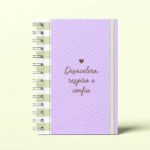 Arquivos Digital Caderno A5 Vida Leve - Rosa e Lilás - Imagem 19