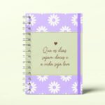 Arquivos Digital Caderno A5 Vida Leve - Rosa e Lilás - Imagem 17