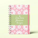 Arquivos Digital Caderno A5 Vida Leve - Rosa e Lilás - Imagem 6