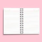 Arquivos Digital Caderno A5 Vida Leve - Rosa e Lilás - Imagem 13