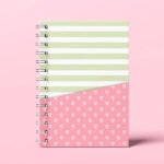 Arquivos Digital Caderno A5 Vida Leve - Rosa e Lilás - Imagem 4