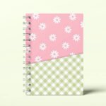 Arquivos Digital Caderno A5 Vida Leve - Rosa e Lilás - Imagem 2
