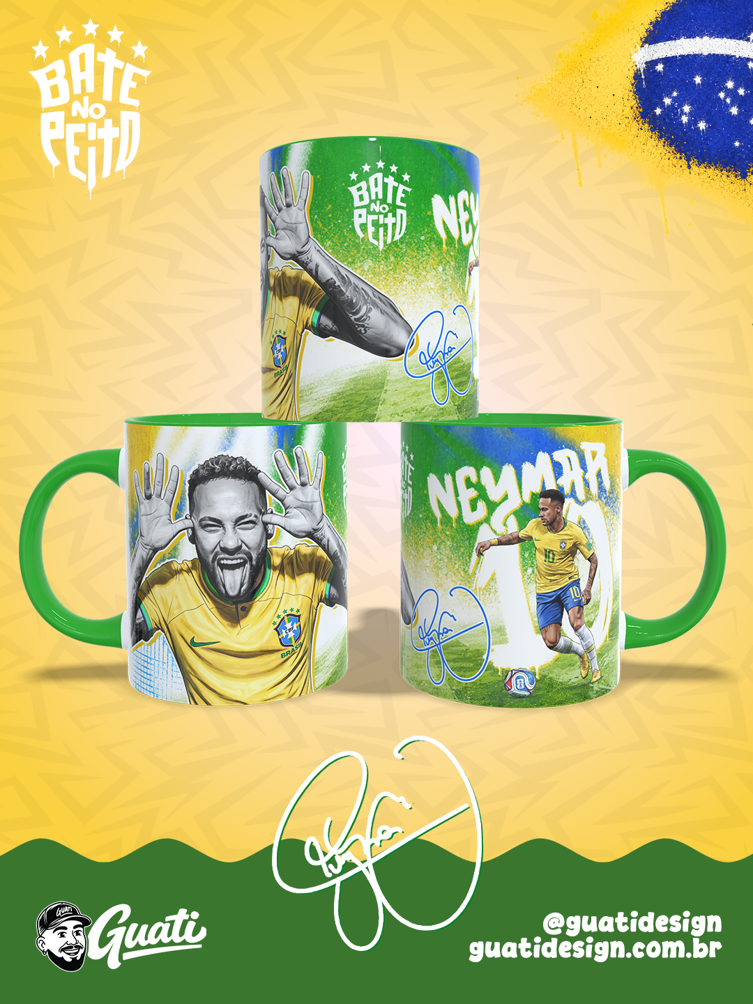 CANECA NEYMAR (1) Arquivo Digital Canecas Neymar 2026 - Imagem 1