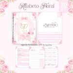 Arquivos Digital Coleção Encadernação Alfabeto Floral 2027 - Imagem 3