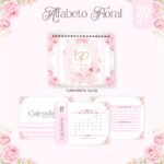 Arquivos Digital Coleção Encadernação Alfabeto Floral 2027 - Imagem 5