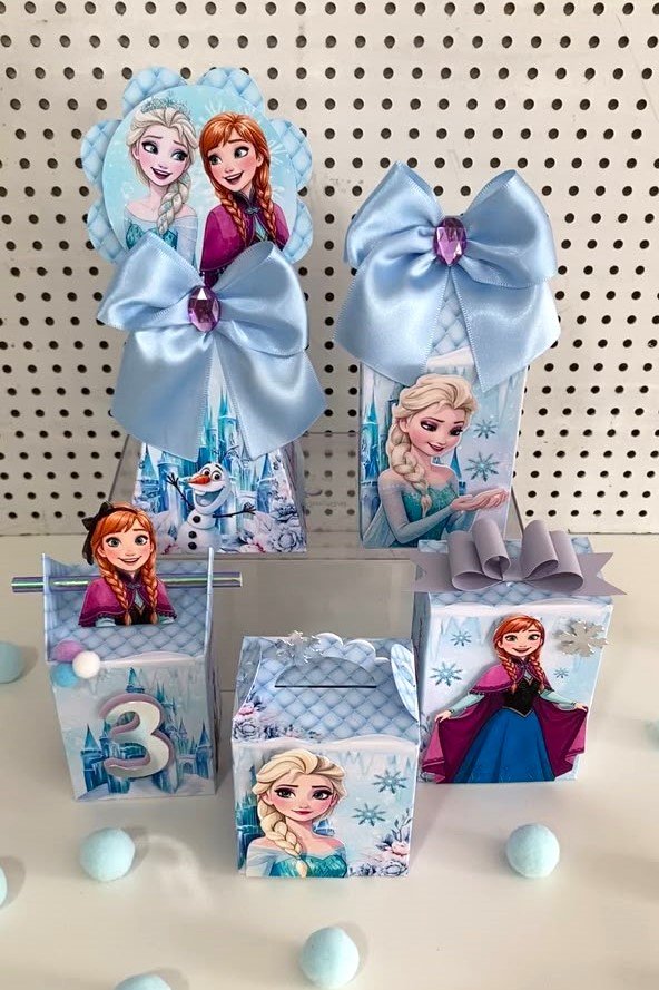 KIT FESTA FROZEN (1) Arquivo de Corte Kit Festa Frozen - Imagem 1